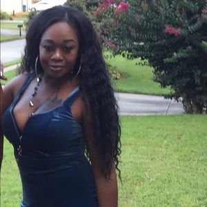 Express velvet dress